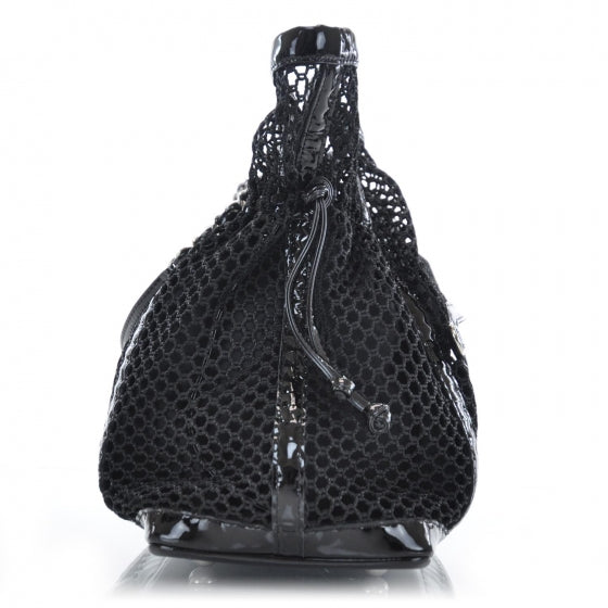 Patent Net Large La Madrague Tote Black