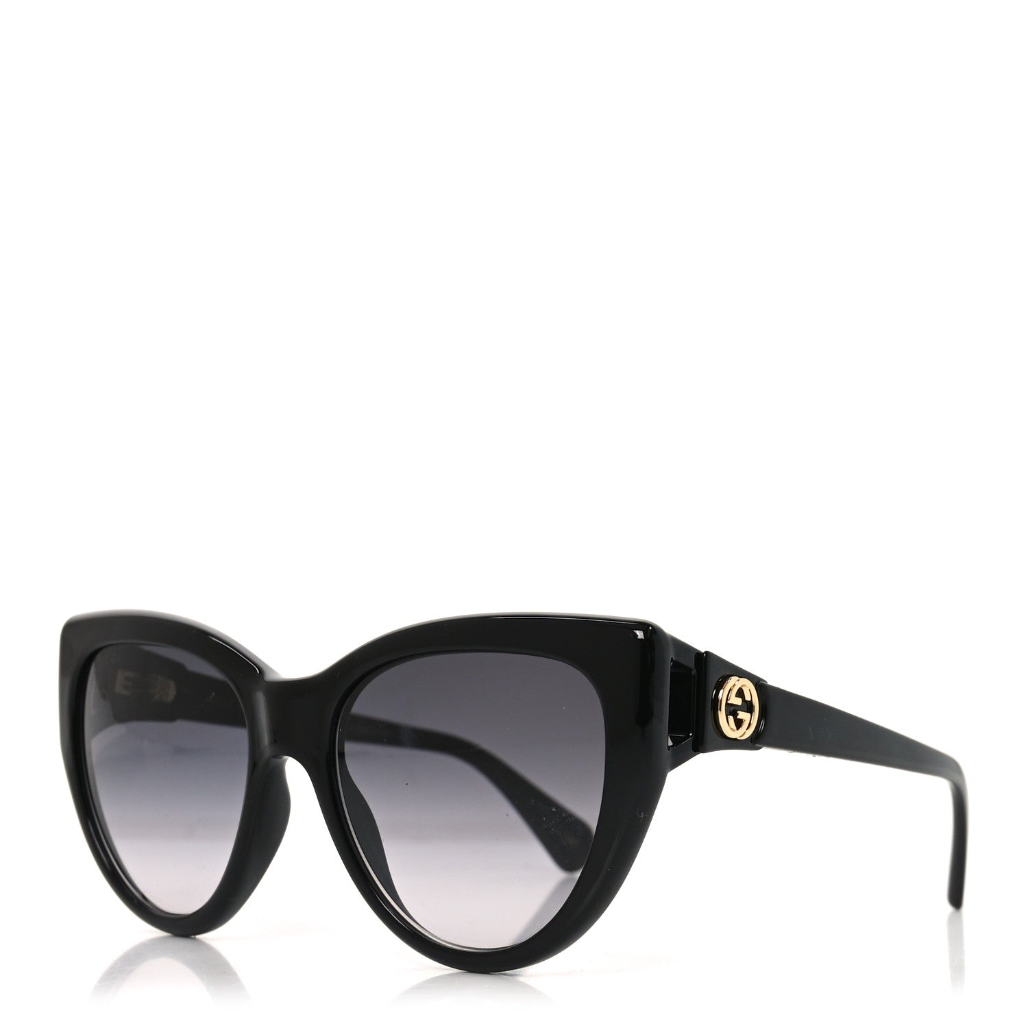 Gucci Acetate Cat Eye Sunglasses GG0877S Black 1 of 7
