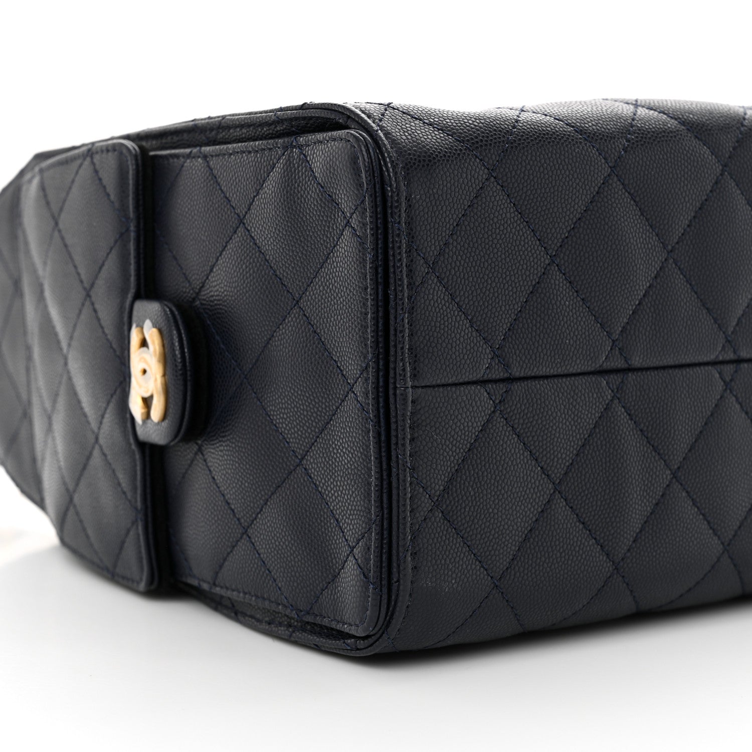 Chanel Caviar Quilted Small Chanel 25 Handbag Dark Navy 9 of 11