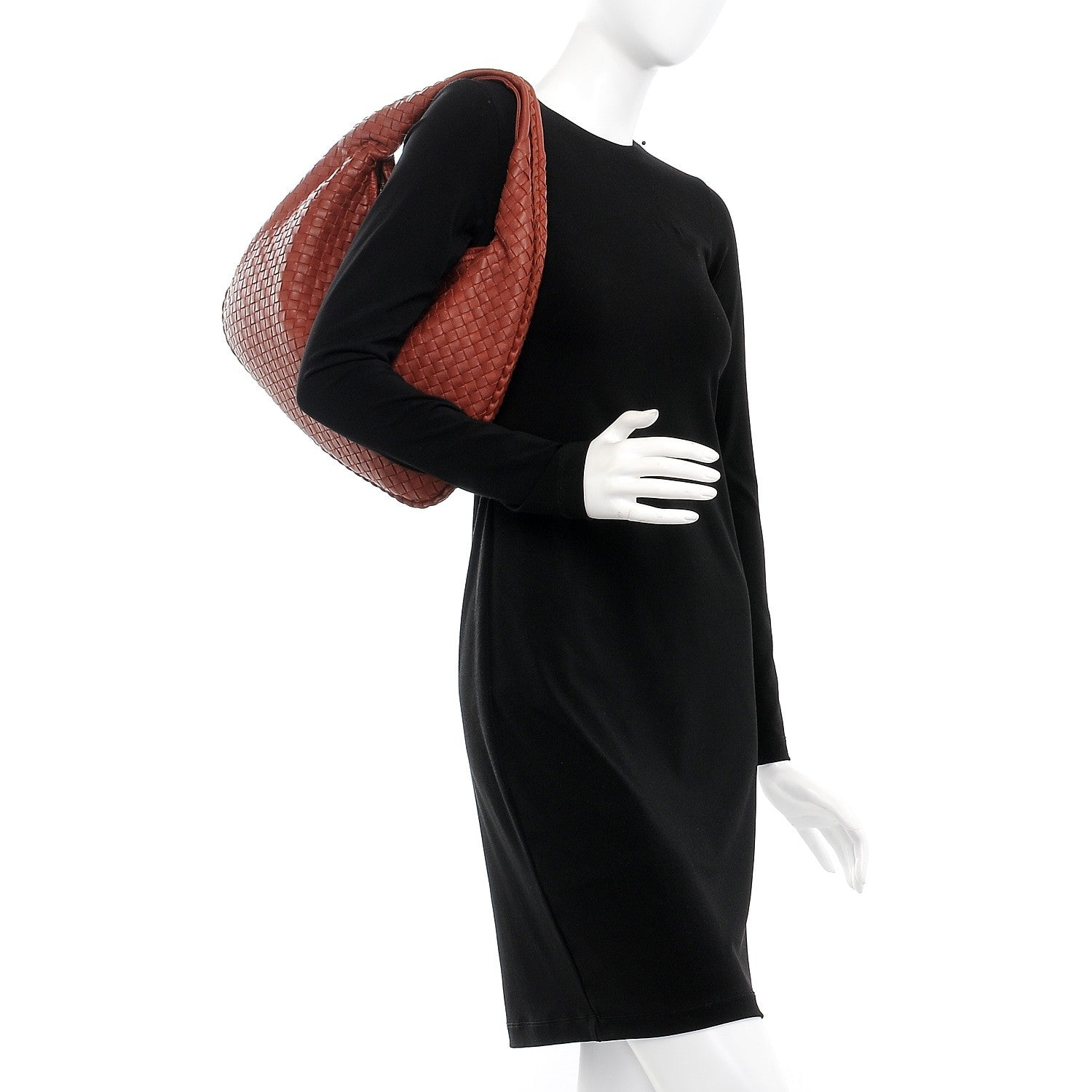 Bottega Veneta Nappa Intrecciato Medium Veneta Hobo Rust 2 of 7