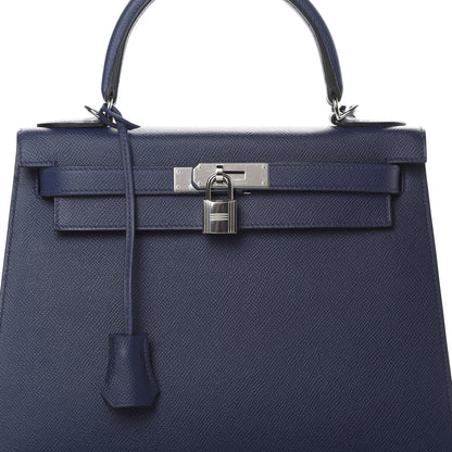 Hermes Epsom Kelly Sellier 28 Bleu Saphir 8 of 10
