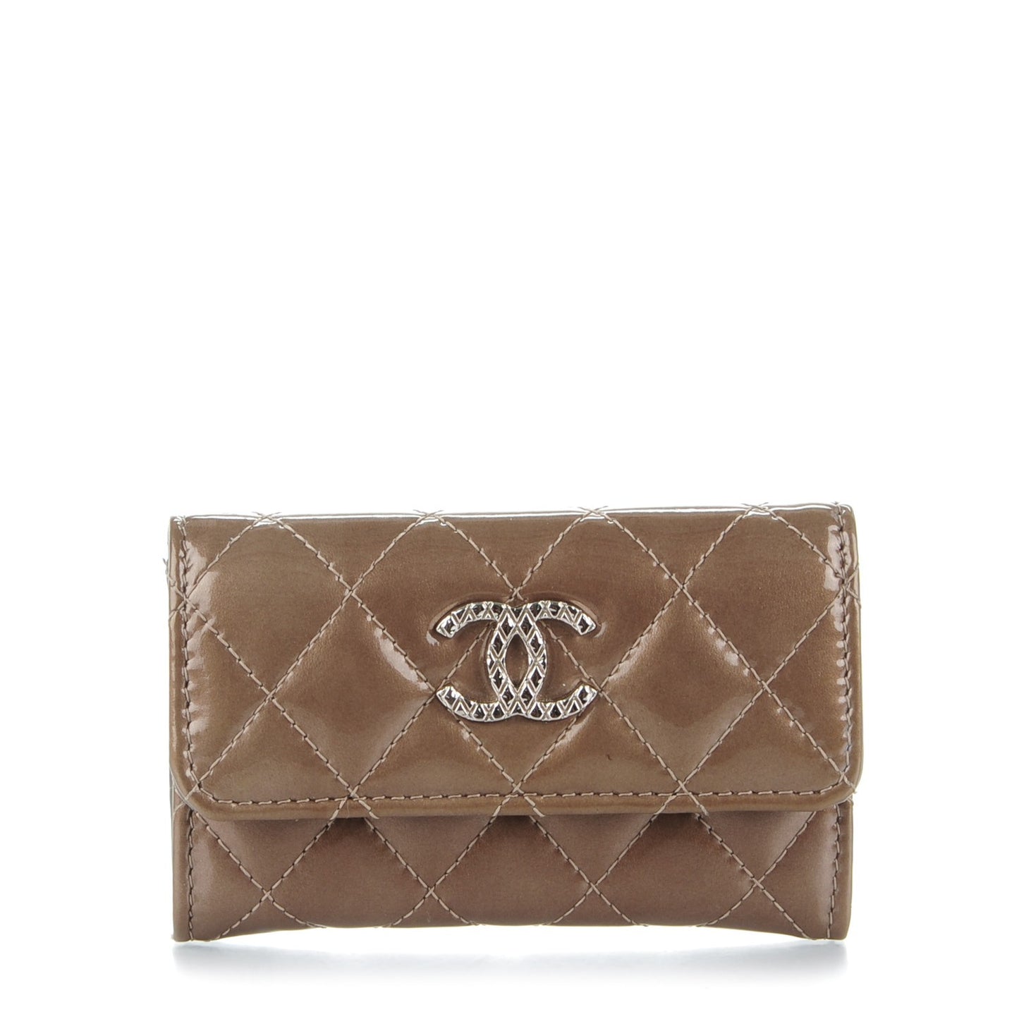 Patent Brilliant Card Holder Bronze