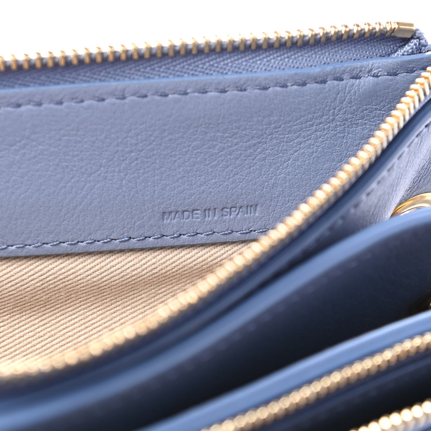 Chloe Calfskin Suede Mini Roy Bag Washed Blue 6 of 7