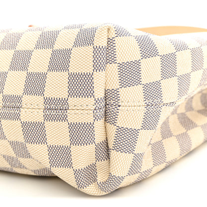Louis Vuitton Damier Azur Graceful PM Rose Ballerine 9 of 9