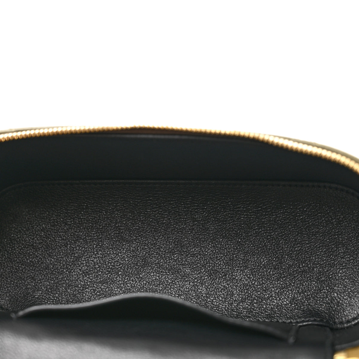 Saint Laurent Lambskin Quilted Mini Gaby Vanity Case Strong Moss 5 of 13