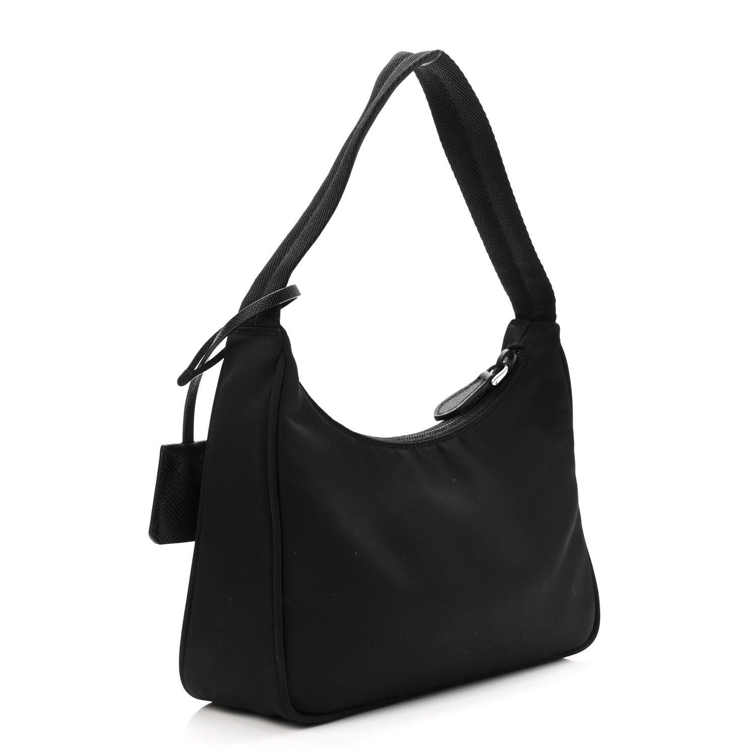 Prada Tessuto Nylon Mini Re-Edition 2000 Bag Black 3 of 9