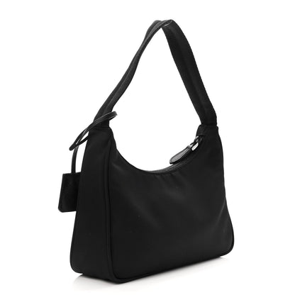 Prada Tessuto Nylon Mini Re-Edition 2000 Bag Black 3 of 9