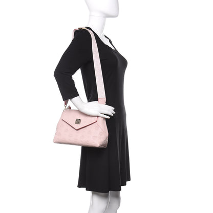MCM Calfskin Ottomar Essential Flap Shoulder Bag Pink Blush 4 of 10