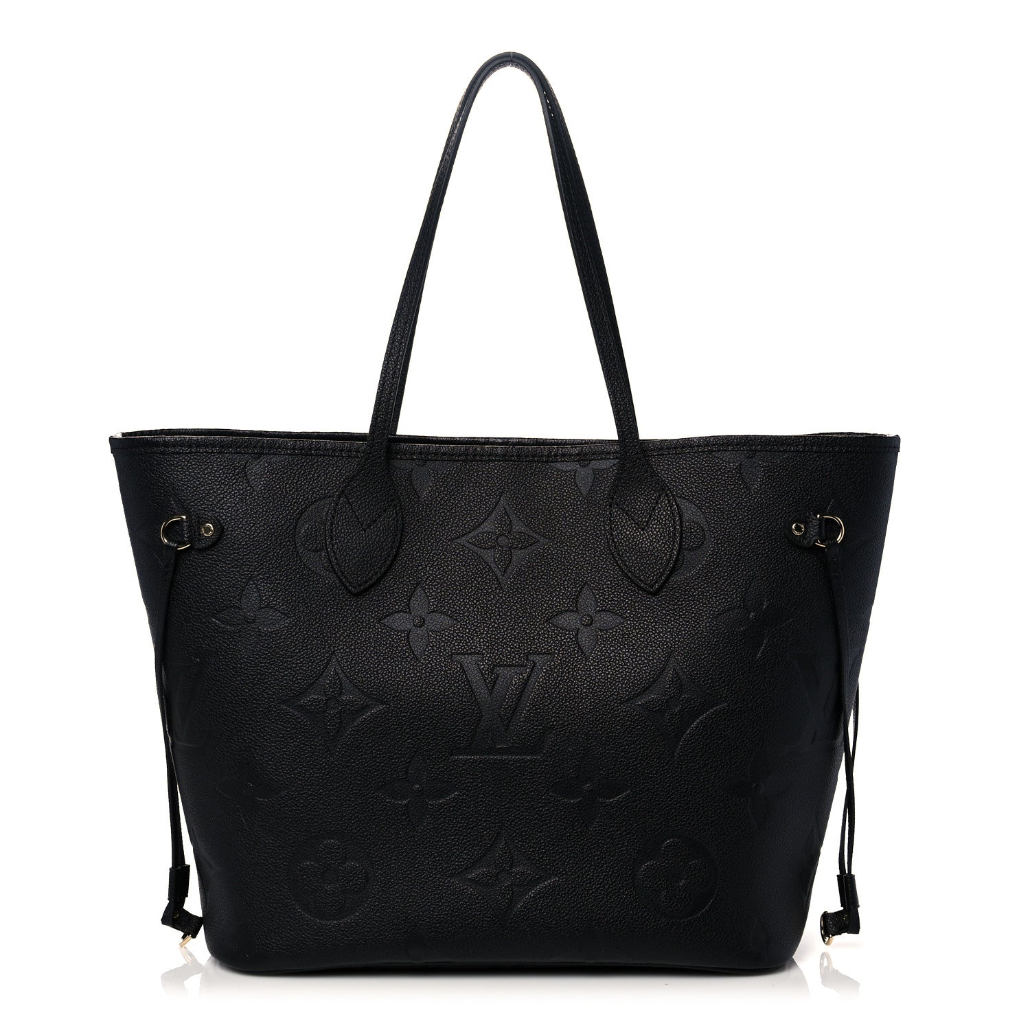 Louis Vuitton Empreinte Monogram Giant Neverfull MM Black 3 of 10