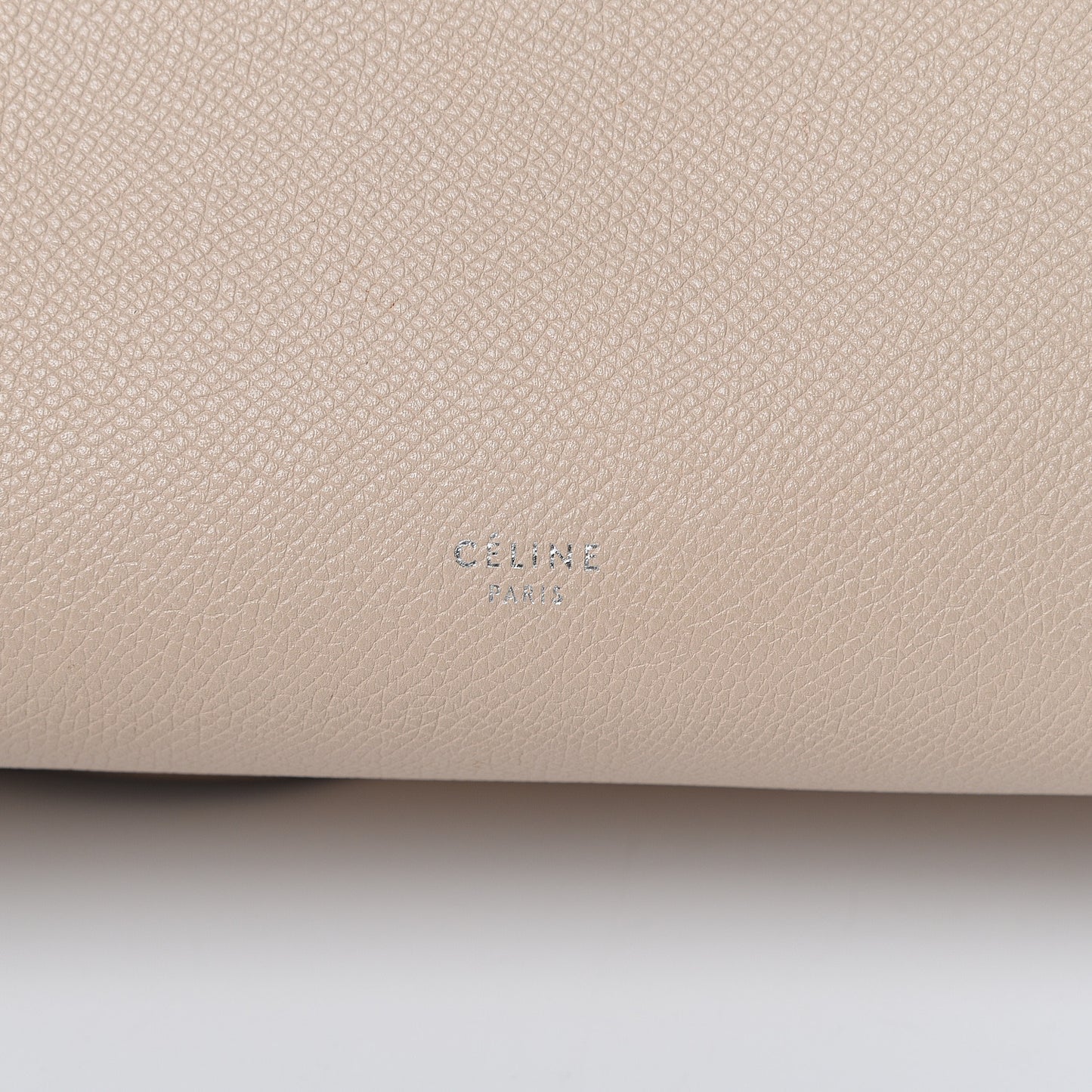 Grained Calfskin Mini Belt Bag Light Taupe