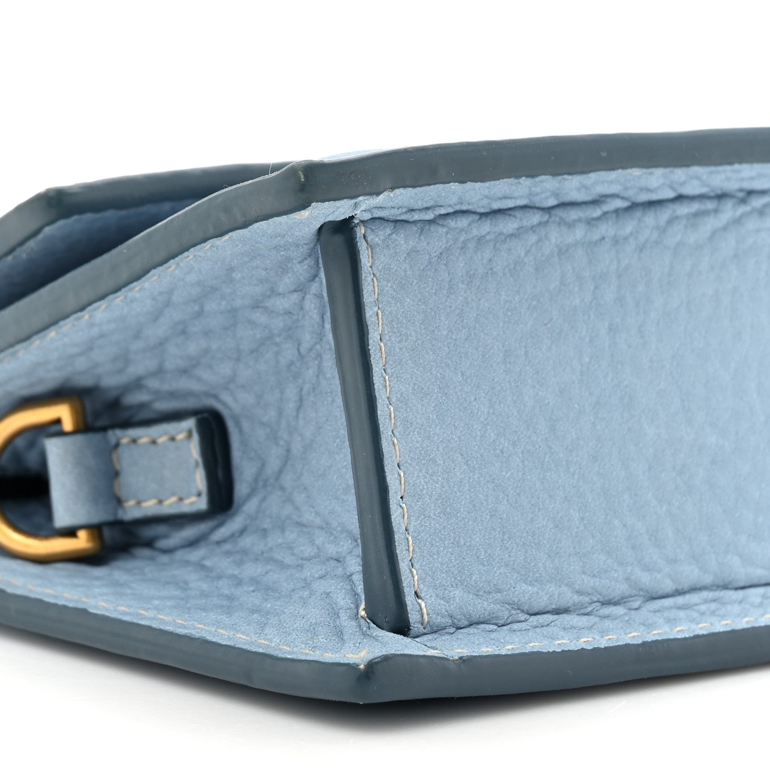 Jacquemus Calfskin Le Chiquito Long Light Blue 9 of 16