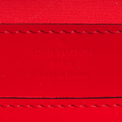 Louis Vuitton Patent Louise Clutch Rouge 8 of 10