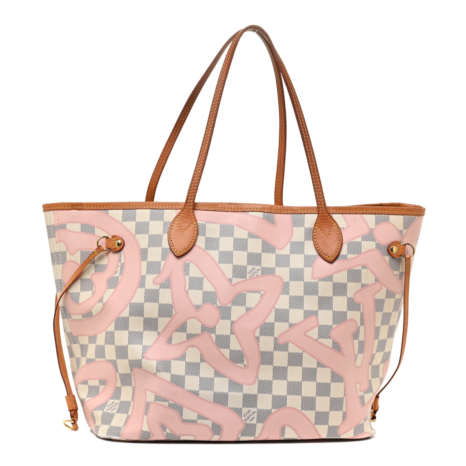 Louis Vuitton Damier Azur Tahitienne Neverfull MM 3 of 22