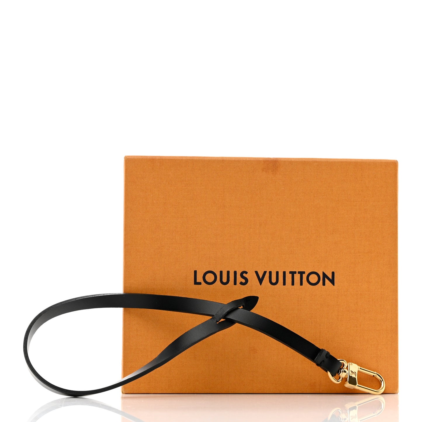 Calfskin Pochette Accessories Strap Black
