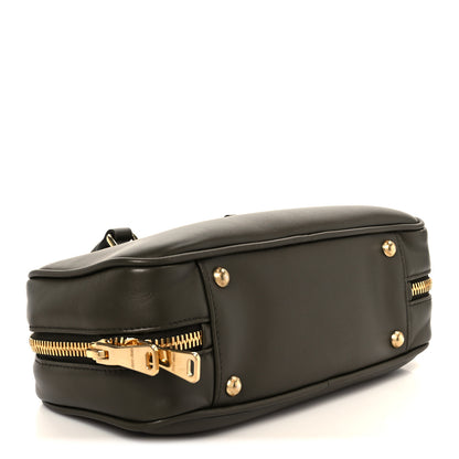 Miu Miu Calfskin Arcadie Top Handle Bag Military Green 4 of 9