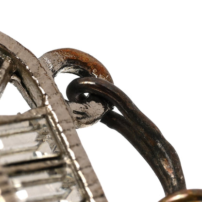 Chanel Crystal CC Cuff Bracelet Silver 6 of 6