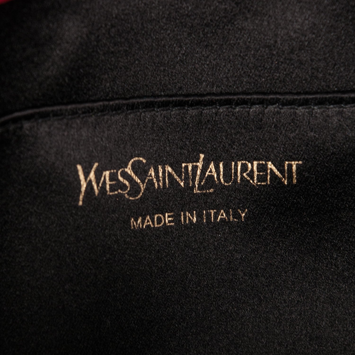 Saint Laurent Calfskin Monogram Large Belle De Jour Clutch Red 6 of 7