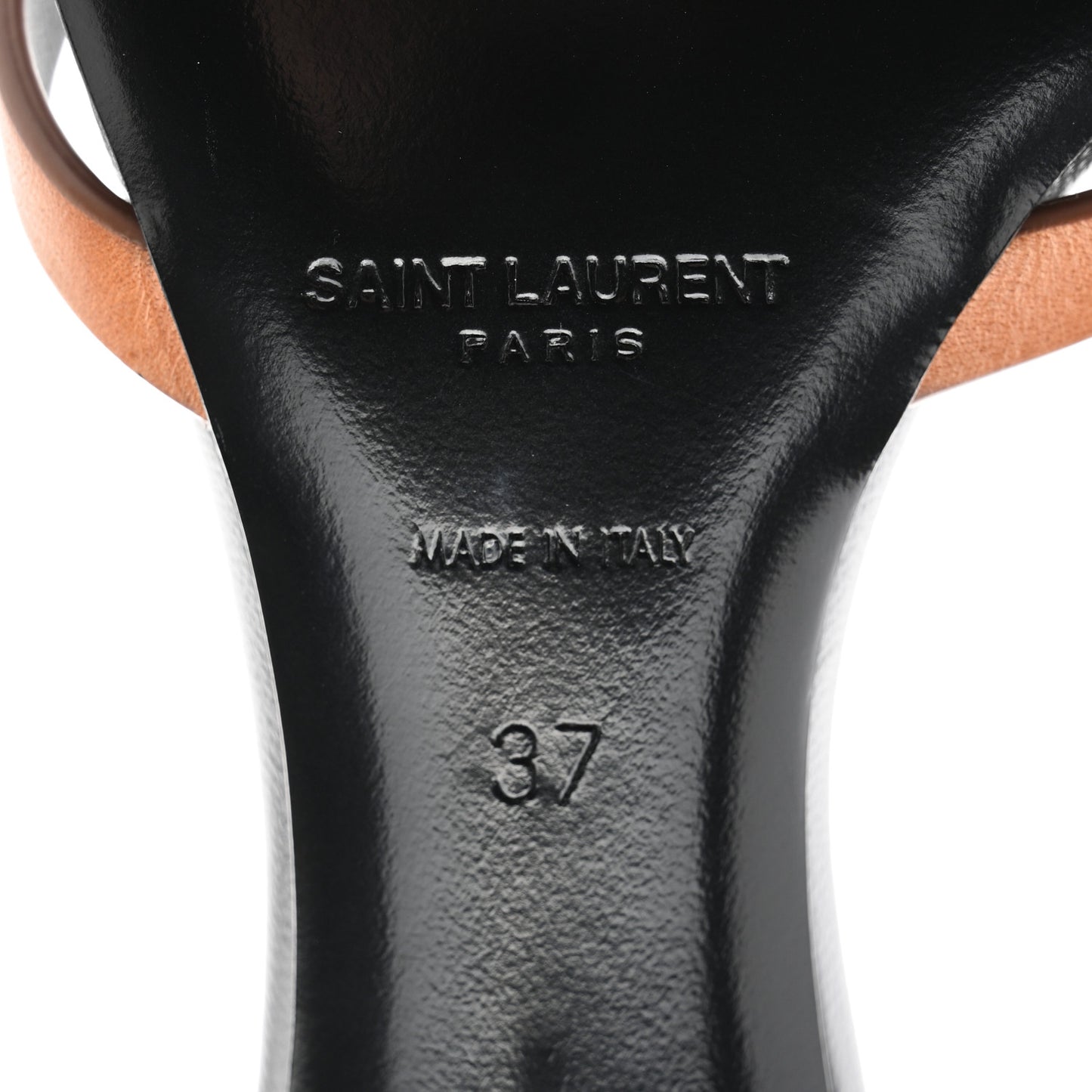 Calfskin Carla 60 Mule Sandals 37 Cuoio