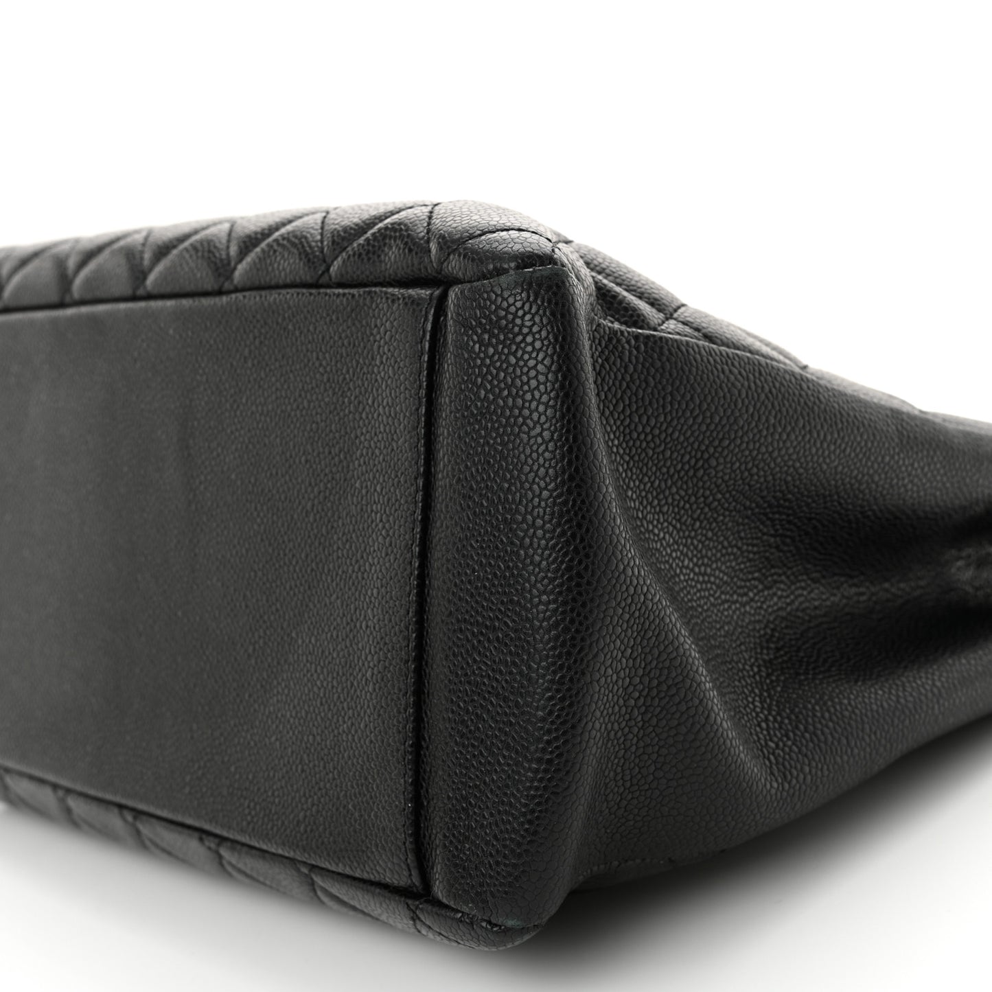 Caviar Quilted Grand Shopping Tote GST Black