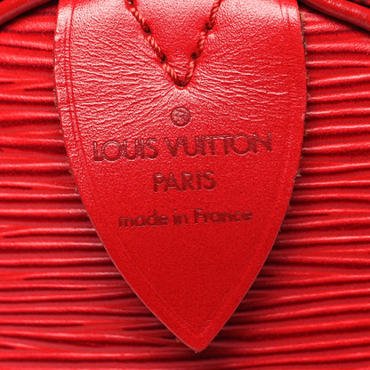 Louis Vuitton Epi Speedy 25 Castillan Red 6 of 13