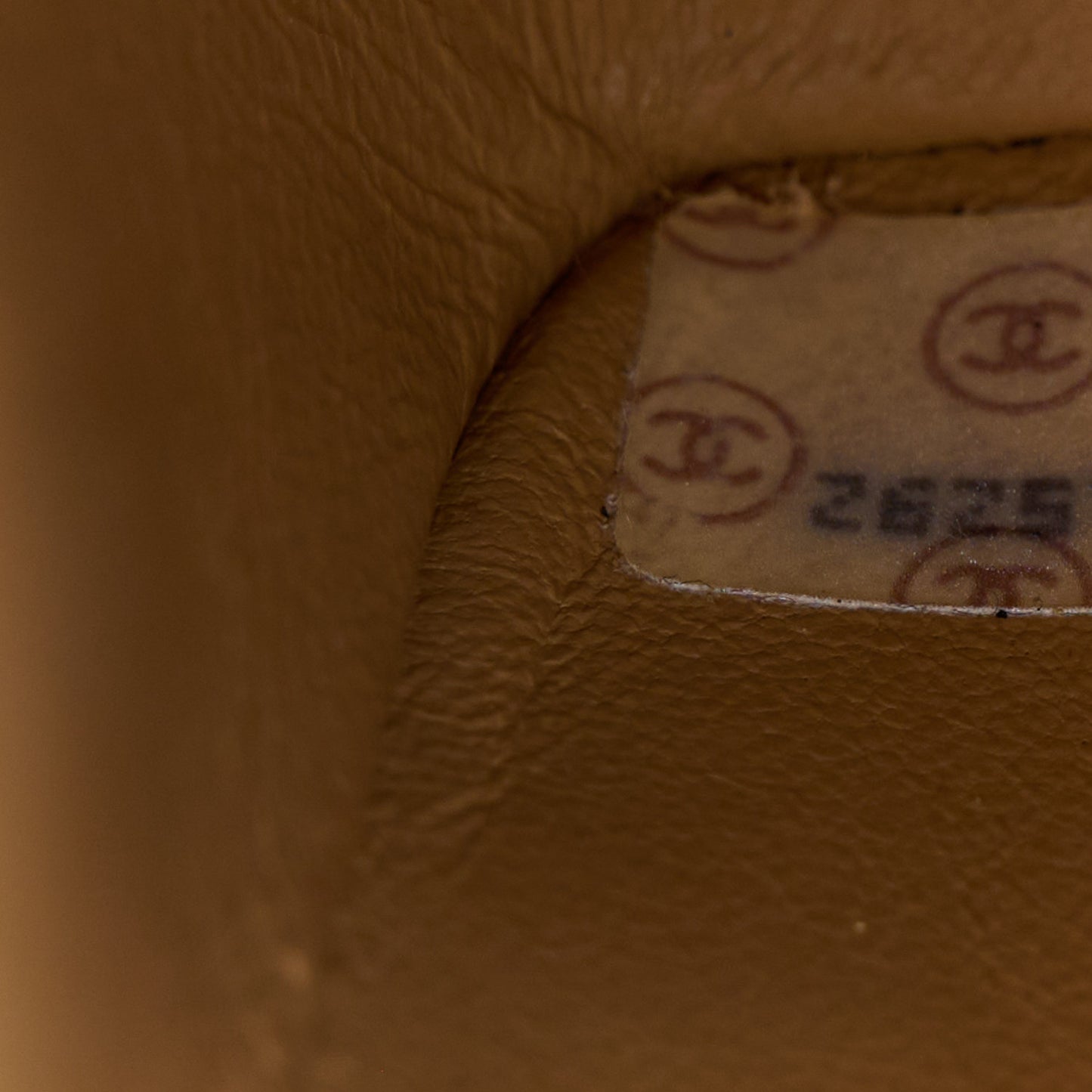 Lambskin Quilted Medium Single Flap Beige