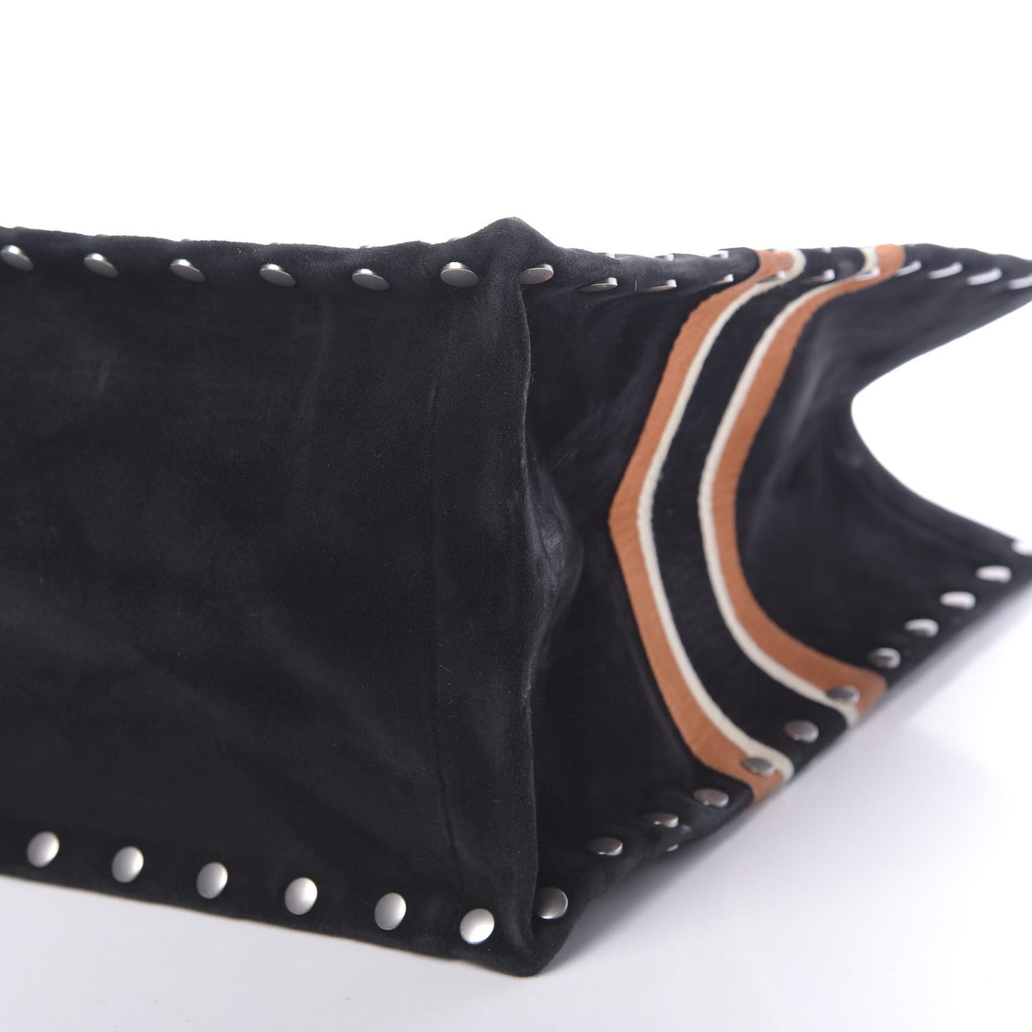 Suede Large La Terre Earth Book Tote Black