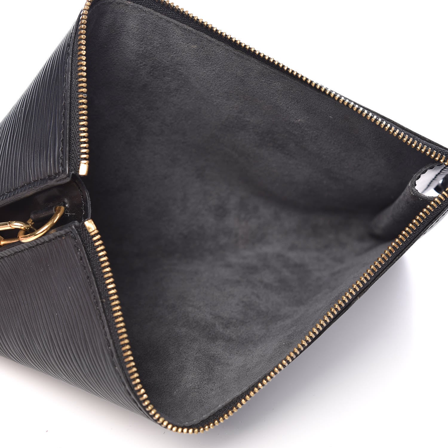 Louis Vuitton Epi Pochette Accessories 24 Black 5 of 10