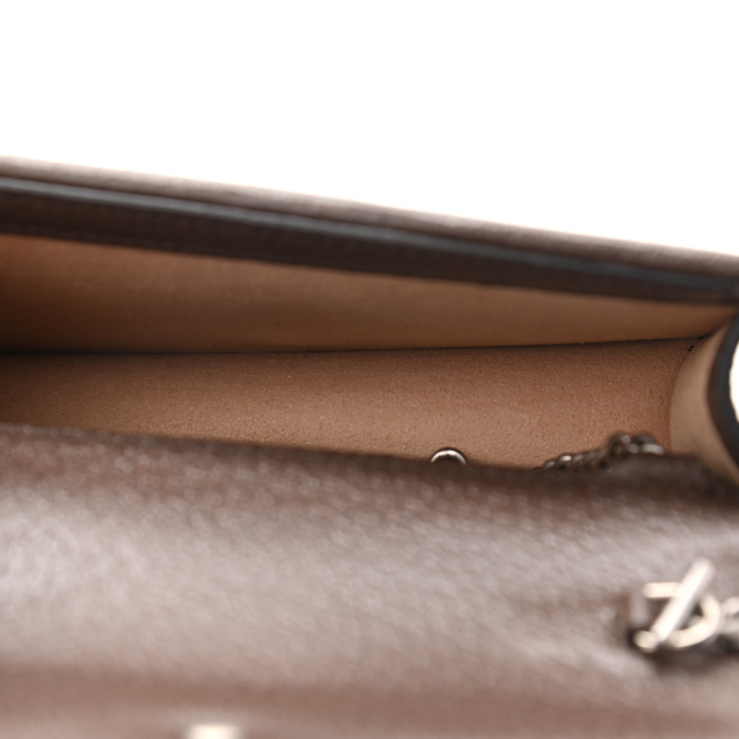 Monogram Jumbo GG Textured Dollar Calfskin Super Mini Dionysus Shoulder Bag Camel Ebony New Acero