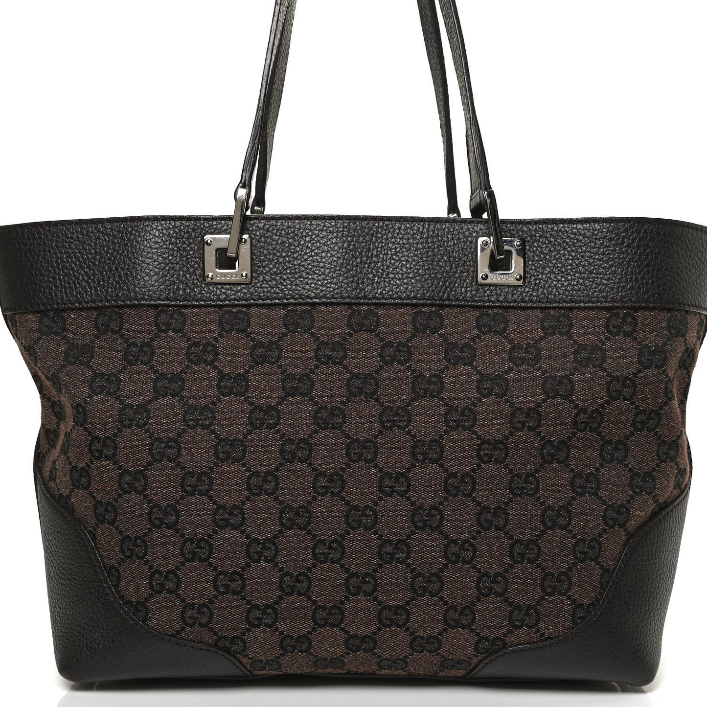 Monogram Tote Dark Brown