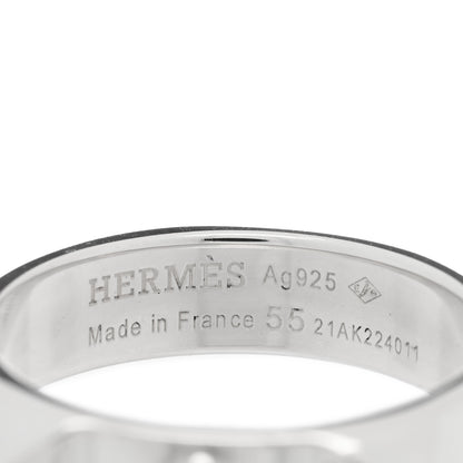 Hermes Sterling Silver PM Collier De Chien Ring 55 7.25 4 of 4