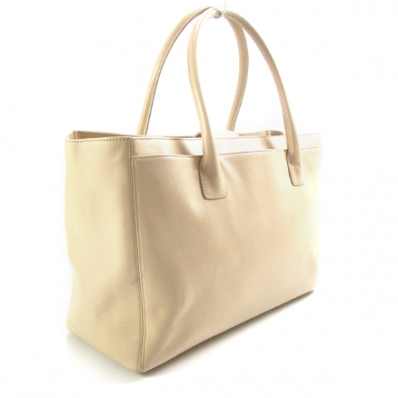 Caviar Cerf Shopper Tote Beige Clair