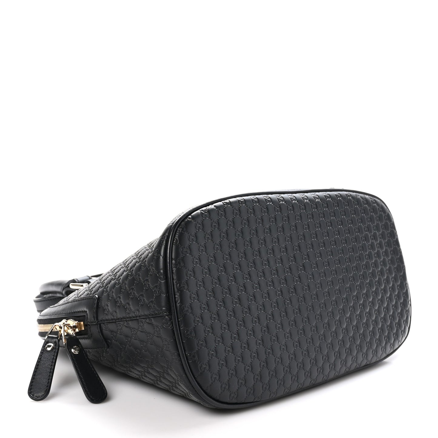 Microguccissima Medium Dome Bag Black
