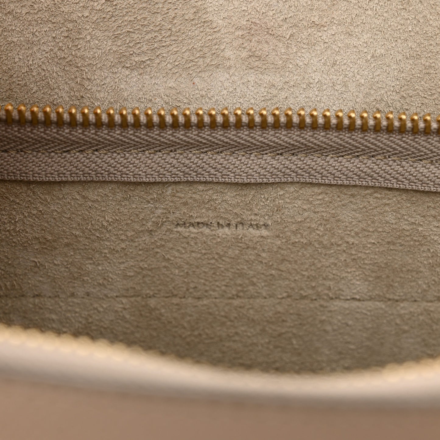 Grained Calfskin Nano Belt Bag Light Taupe