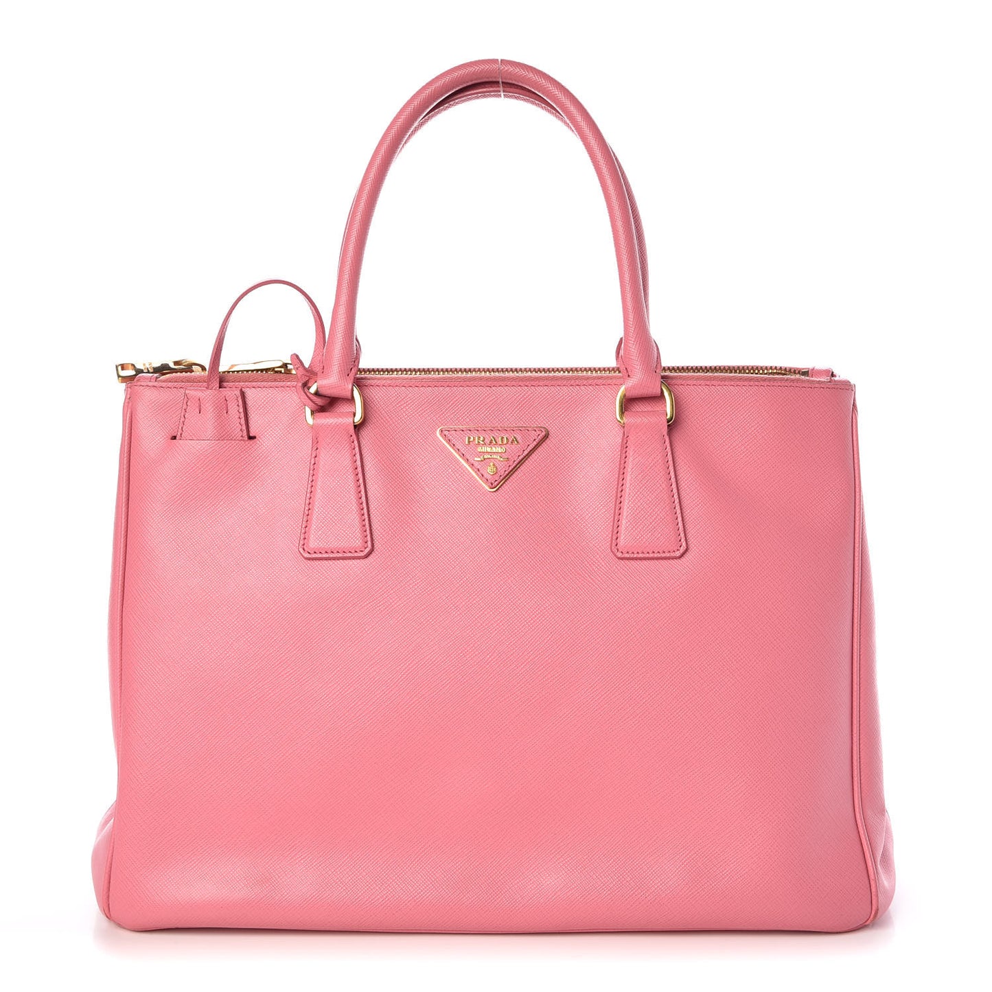 Saffiano Large Galleria Double Zip Tote Geranio