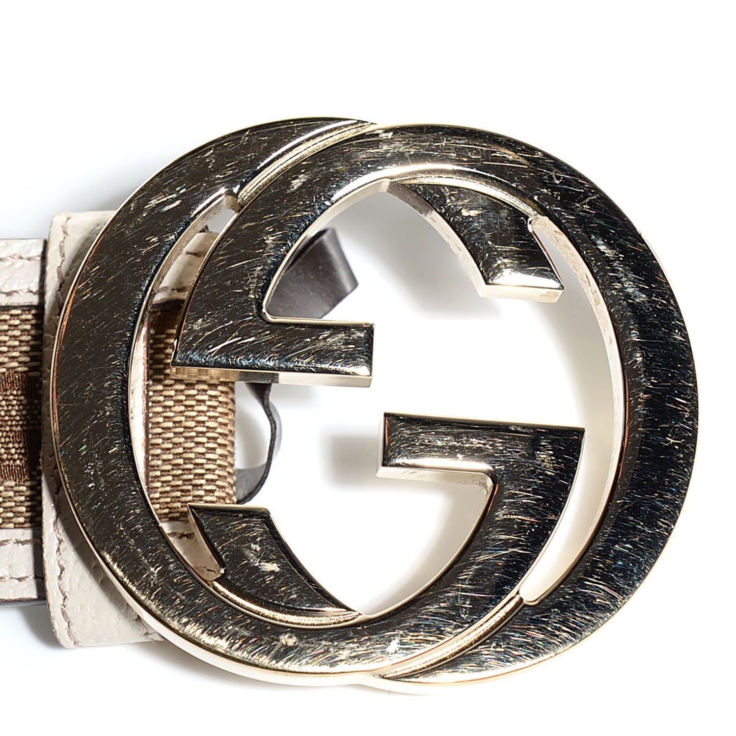 Monogram Interlocking G Belt 85 34 Off White