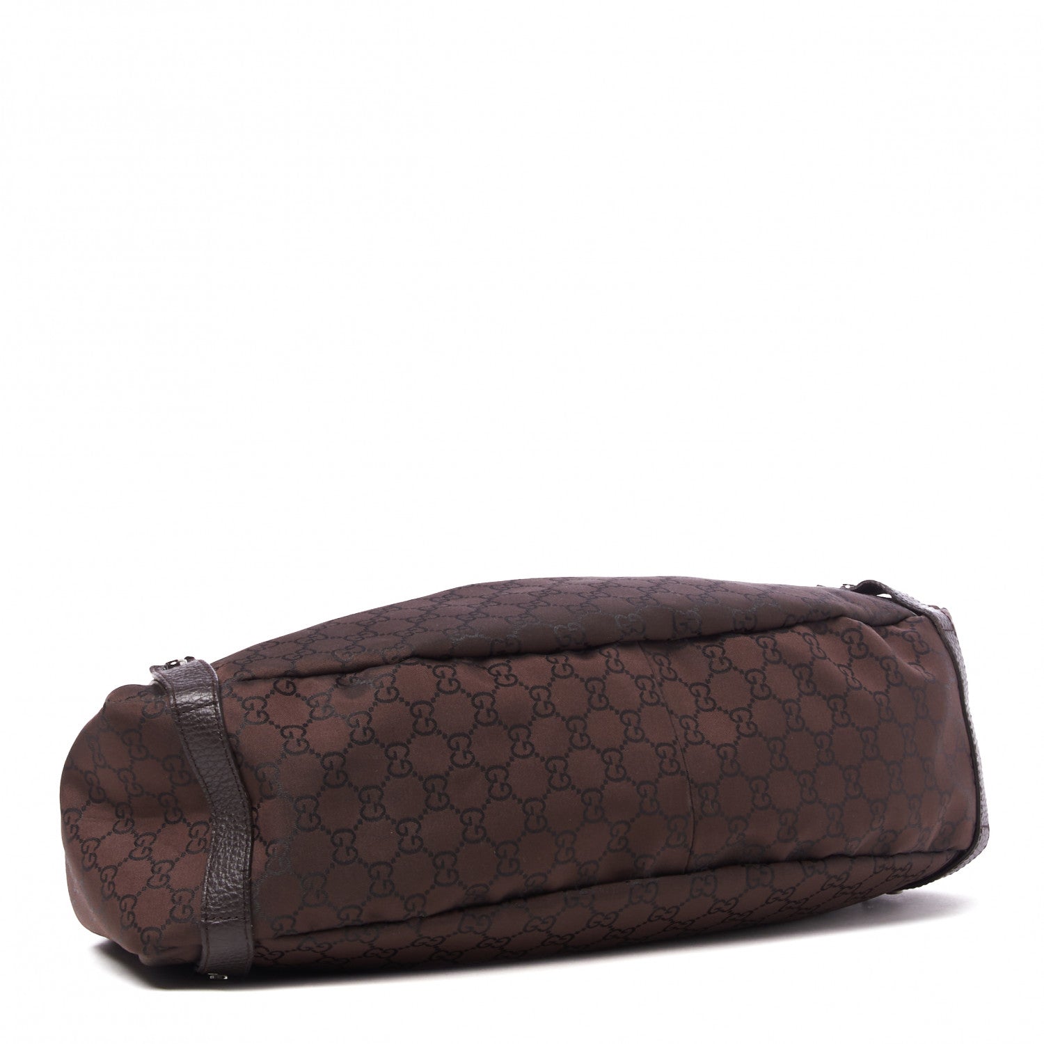 Gucci Nylon Monogram Medium Abbey Shoulder Bag Brown 3 of 7