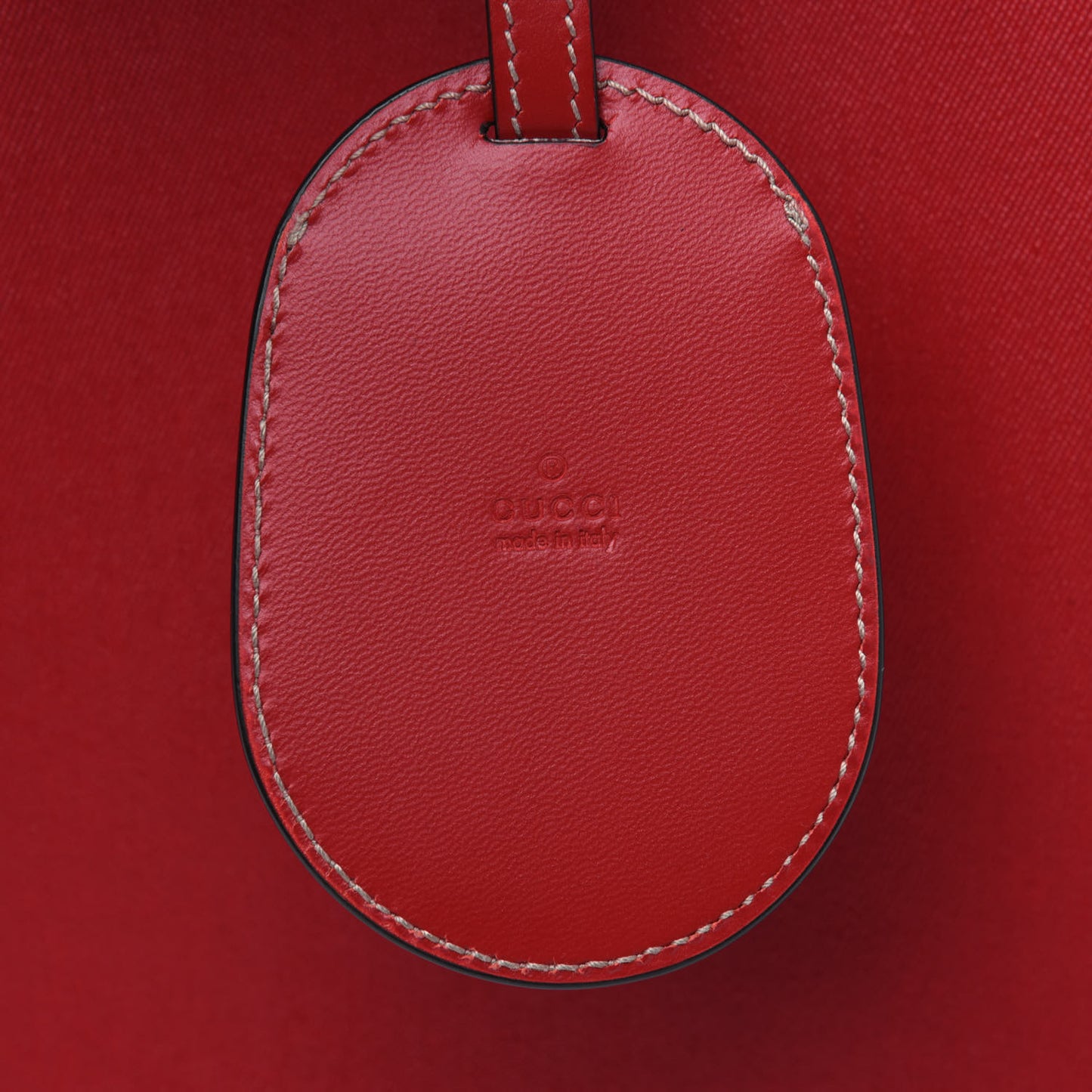 GG Supreme Medium Reversible Tote Beige Red