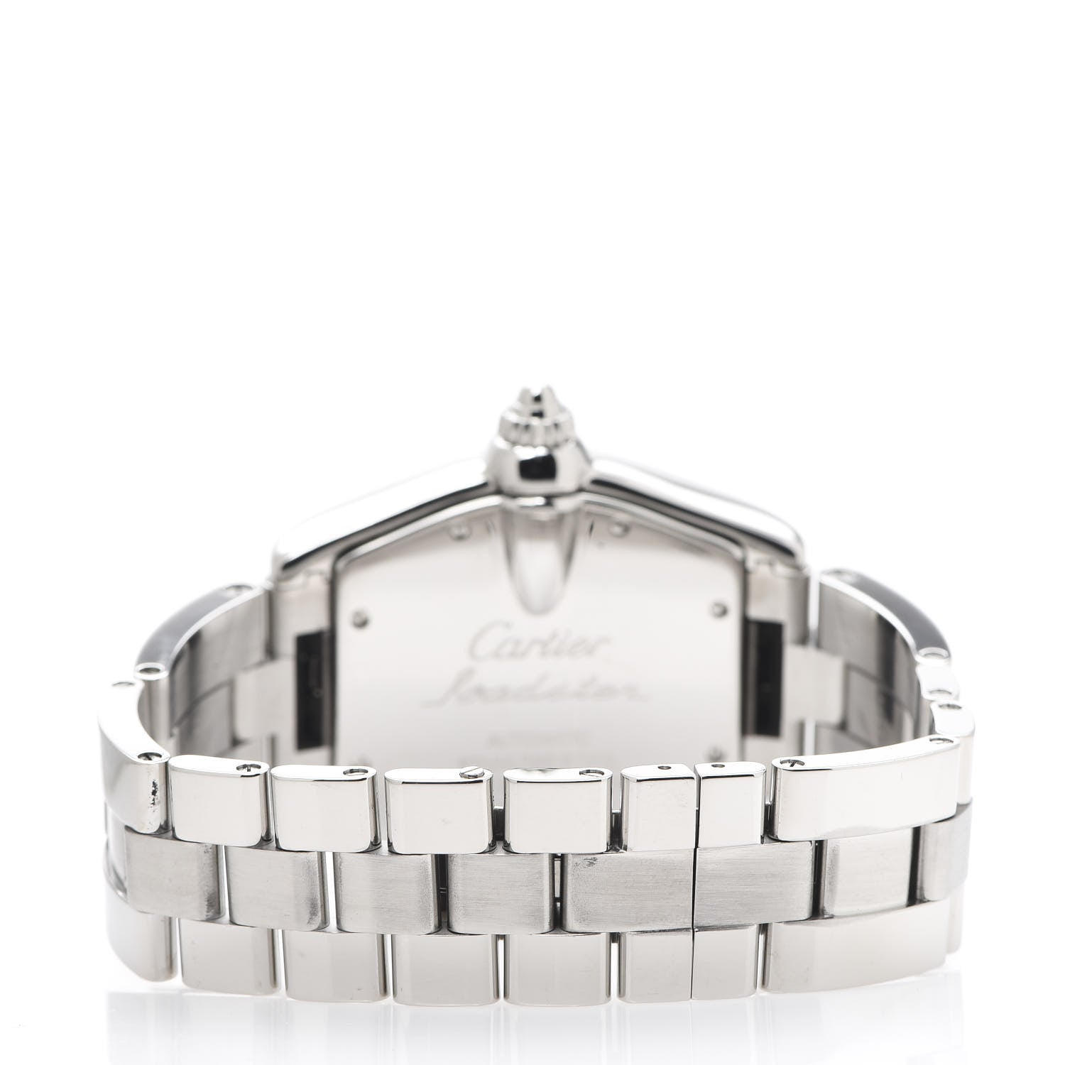 Cartier Stainless Steel 37mm Roadster Automatic Watch Black 3 of 7