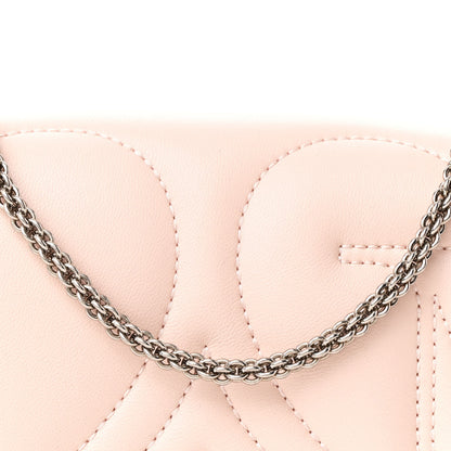 Alexander McQueen Lambskin Quilted The Seal Chain Shoulder Bag Pink 8 of 11