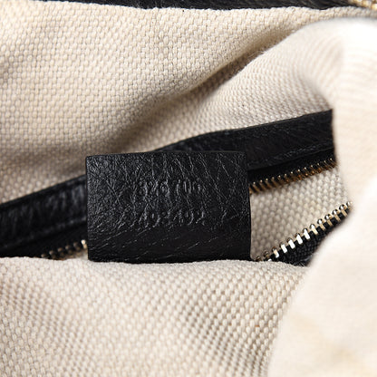 Gucci Pebbled Calfskin Medium Soho Chain Hobo Black 7 of 11