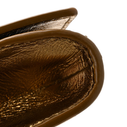 Saint Laurent Metallic Calfskin Monogram Large Belle De Jour Clutch Gold 10 of 14