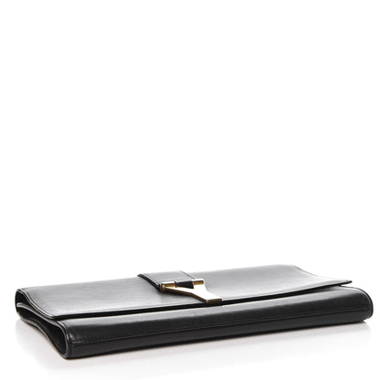 Saint Laurent Calfskin Classic Y Ligne Clutch Black 4 of 13