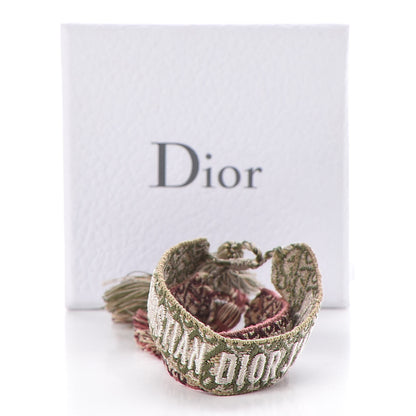 Christian Dior Woven Cotton J'Adior Friendship Bracelet Set 6 of 6