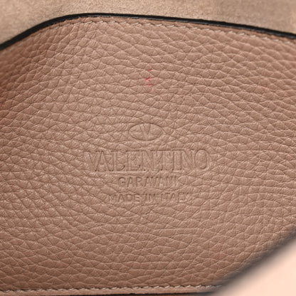 Valentino Garavani Pebbled Calfskin Medium Rockstud Flip Lock Crossbody Bag Poudre 6 of 12