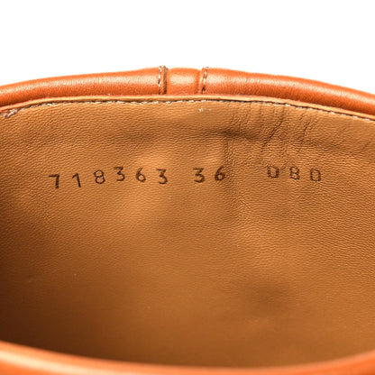 Gucci Calfskin Horsebit Elizabeth Ankle Boots 36 Cognac 8 of 9