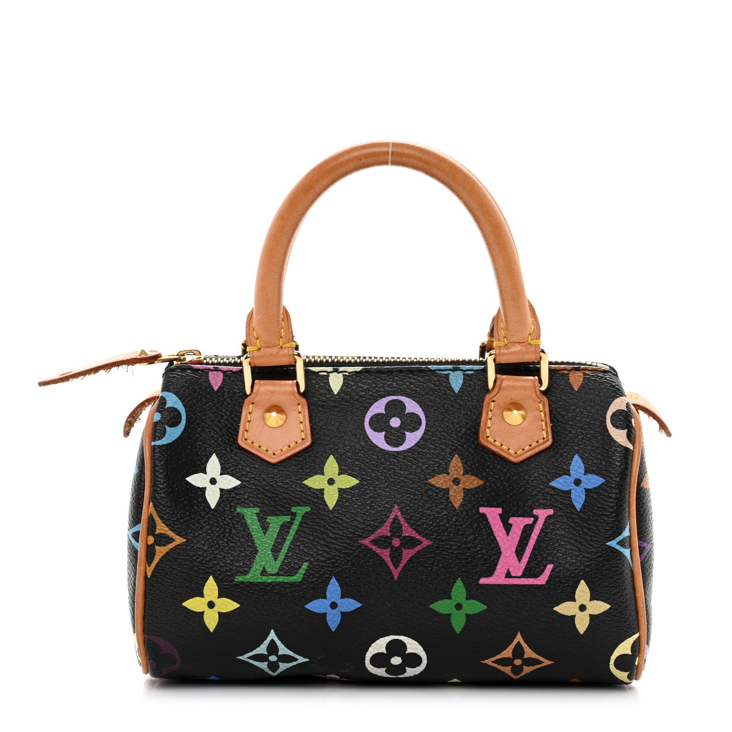 Louis Vuitton Monogram Multicolor Mini Sac HL Speedy Black 1 of 9