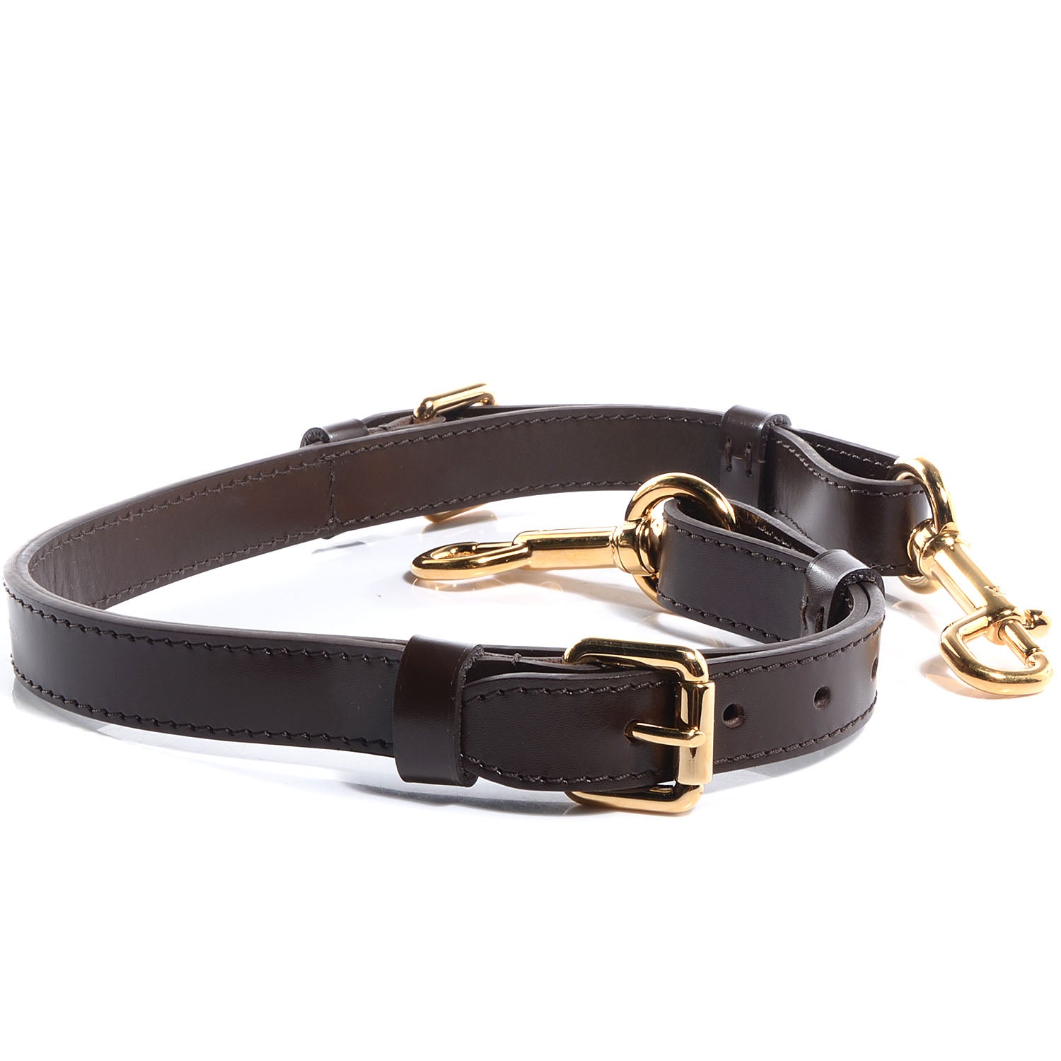Louis Vuitton Leather Adjustable Trevi Strap Brown 1 of 4