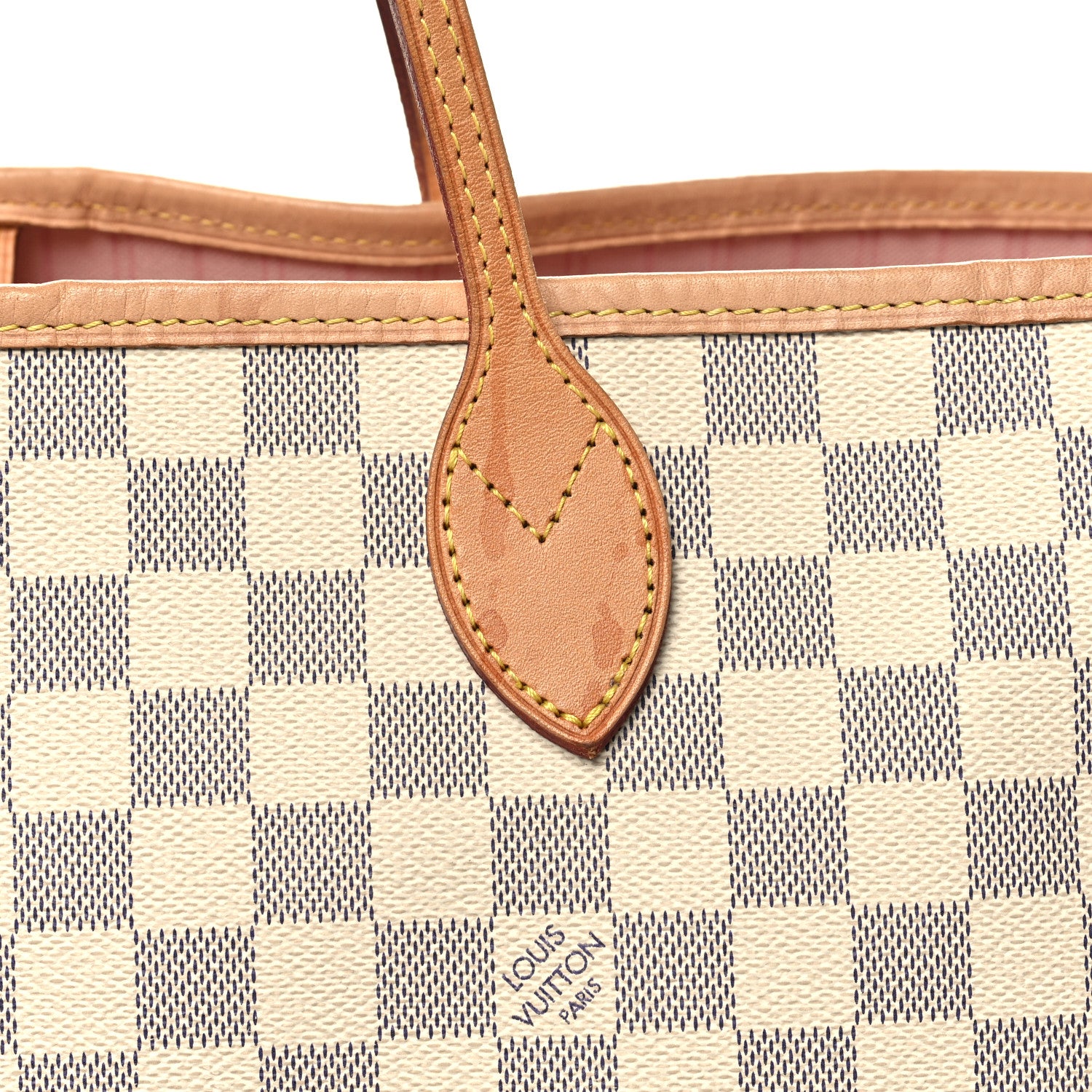 Louis Vuitton Damier Azur Neo Neverfull GM Rose Ballerine 13 of 14