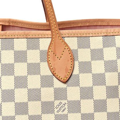 Louis Vuitton Damier Azur Neo Neverfull GM Rose Ballerine 13 of 14