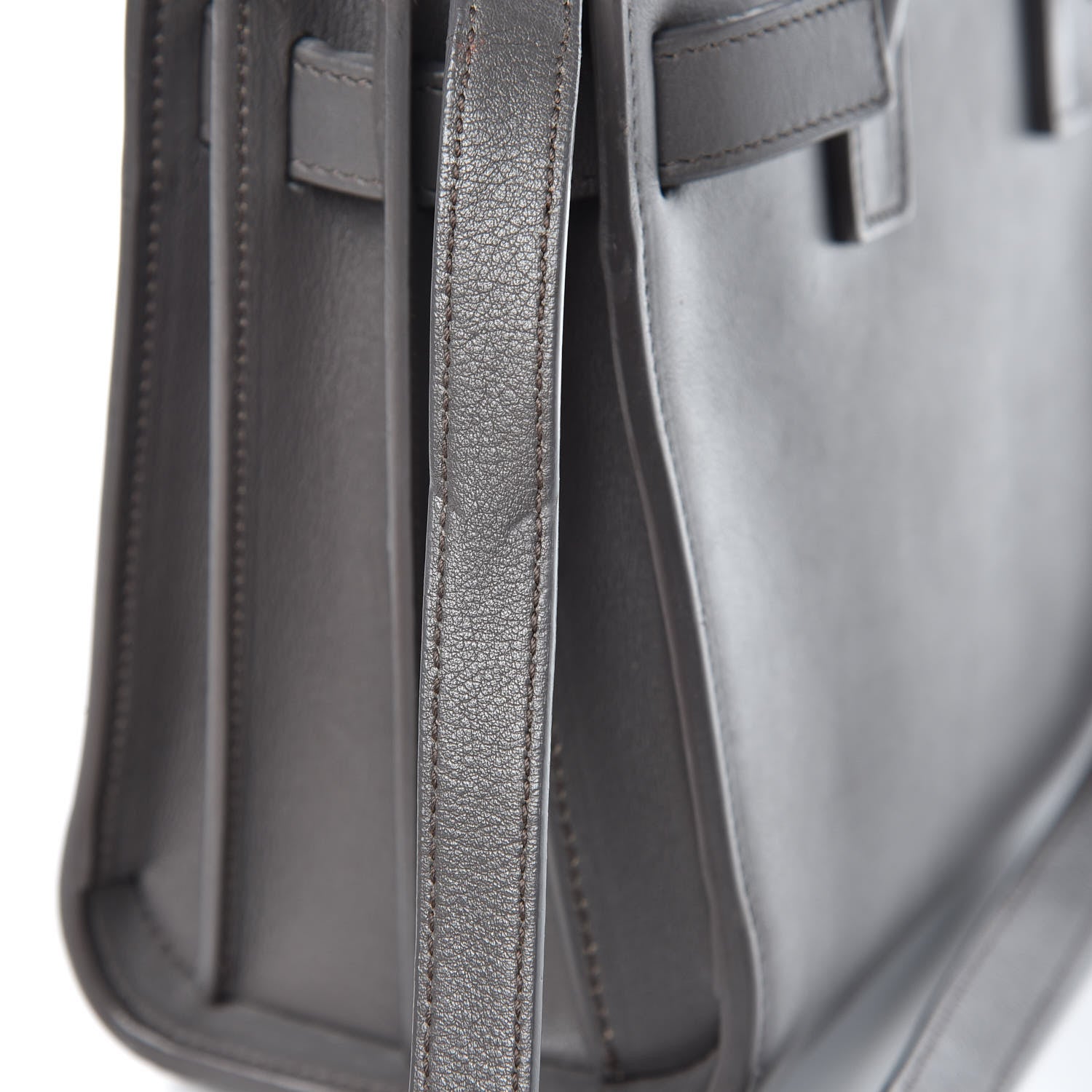 Saint Laurent Calfskin Nano Sac De Jour Fog 14 of 14
